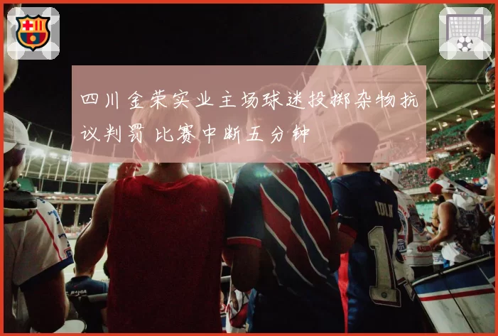 四川金荣实业主场球迷投掷杂物抗议判罚 比赛中断五分钟