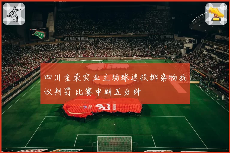四川金荣实业主场球迷投掷杂物抗议判罚 比赛中断五分钟